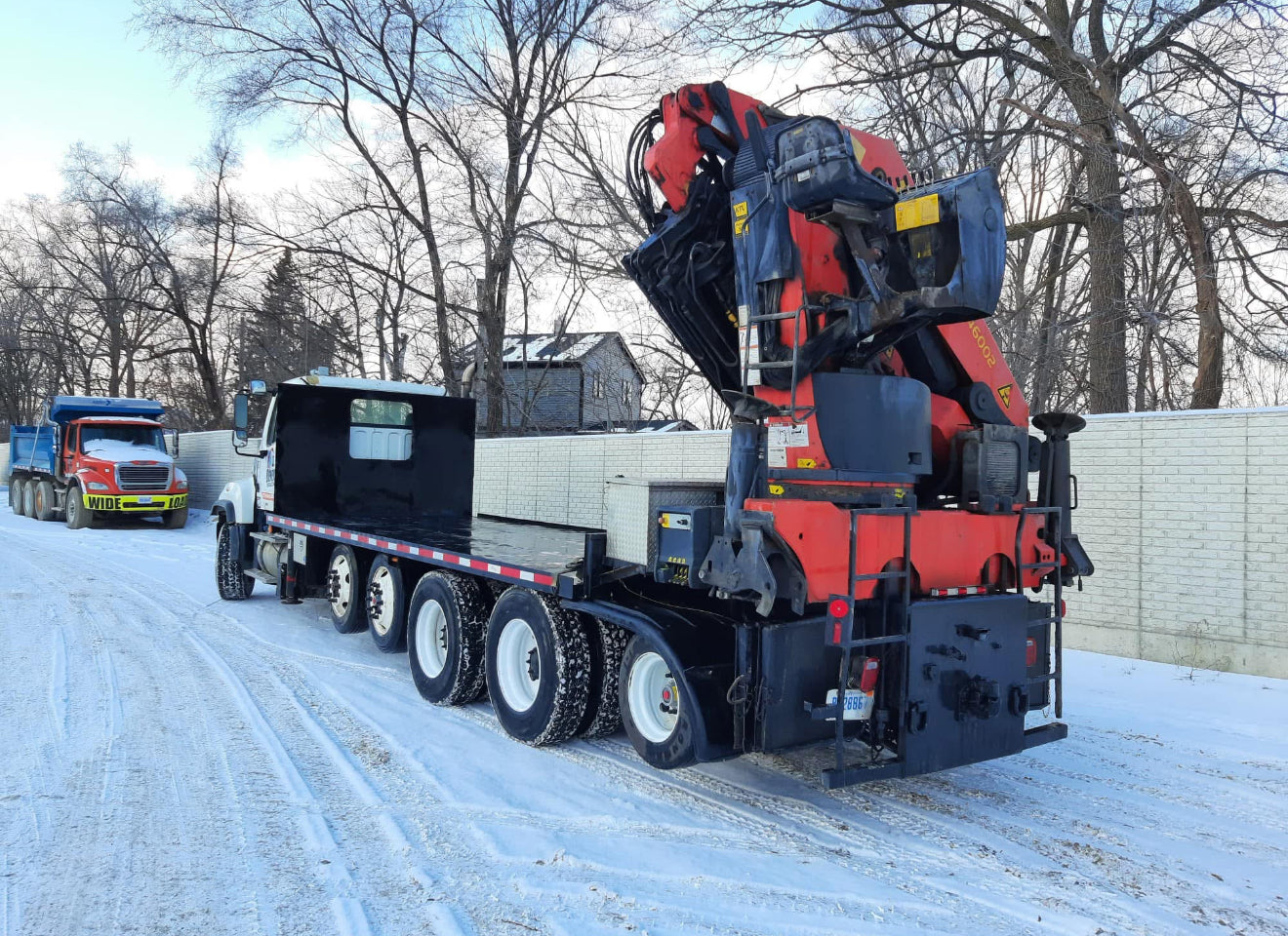 2012 Palfinger PK46002 EH-E Knuckle Boom on 2012 Freightliner 114-SD 12x4 Truck