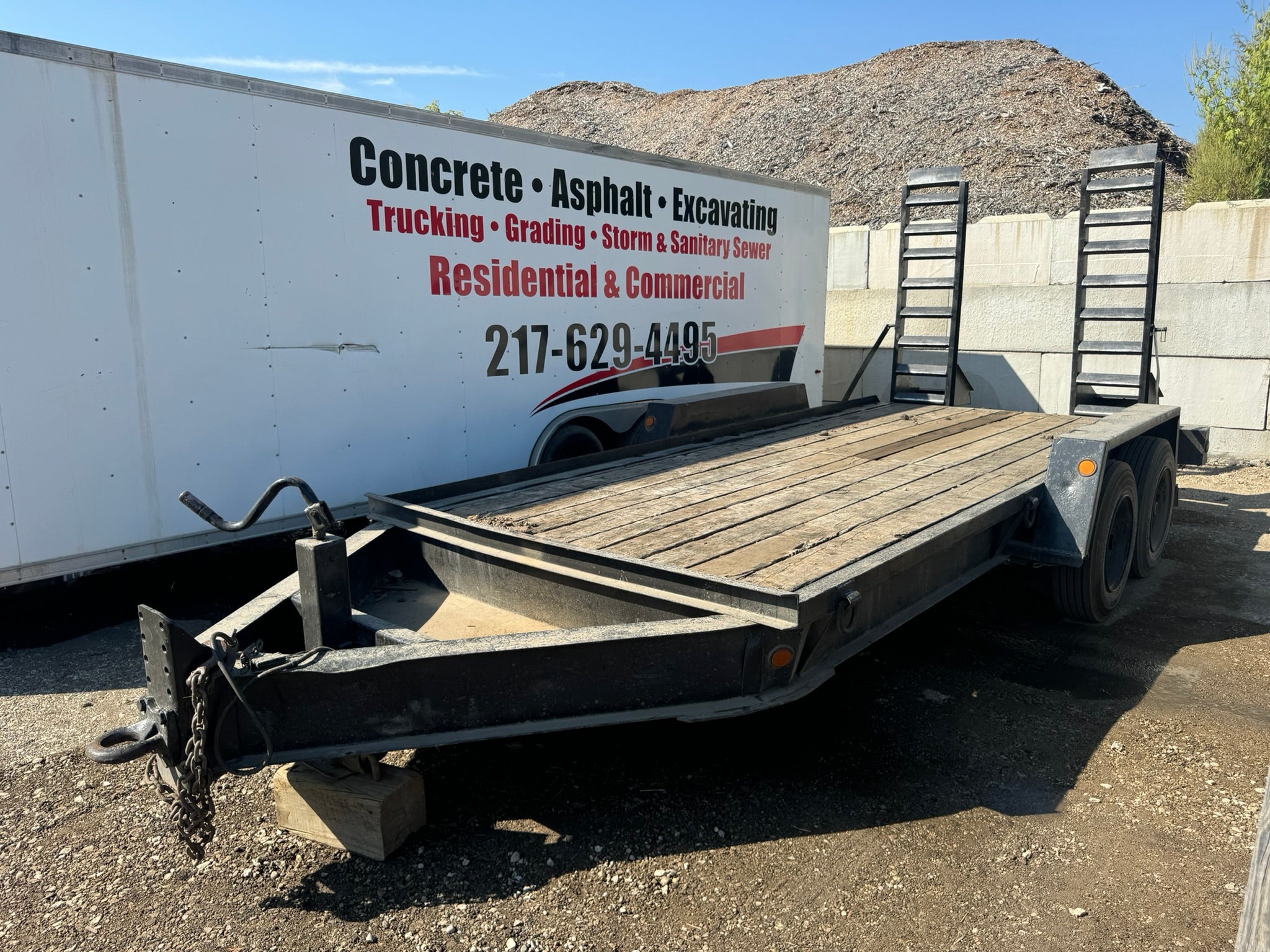 Tandem Axle Equipment Trailer