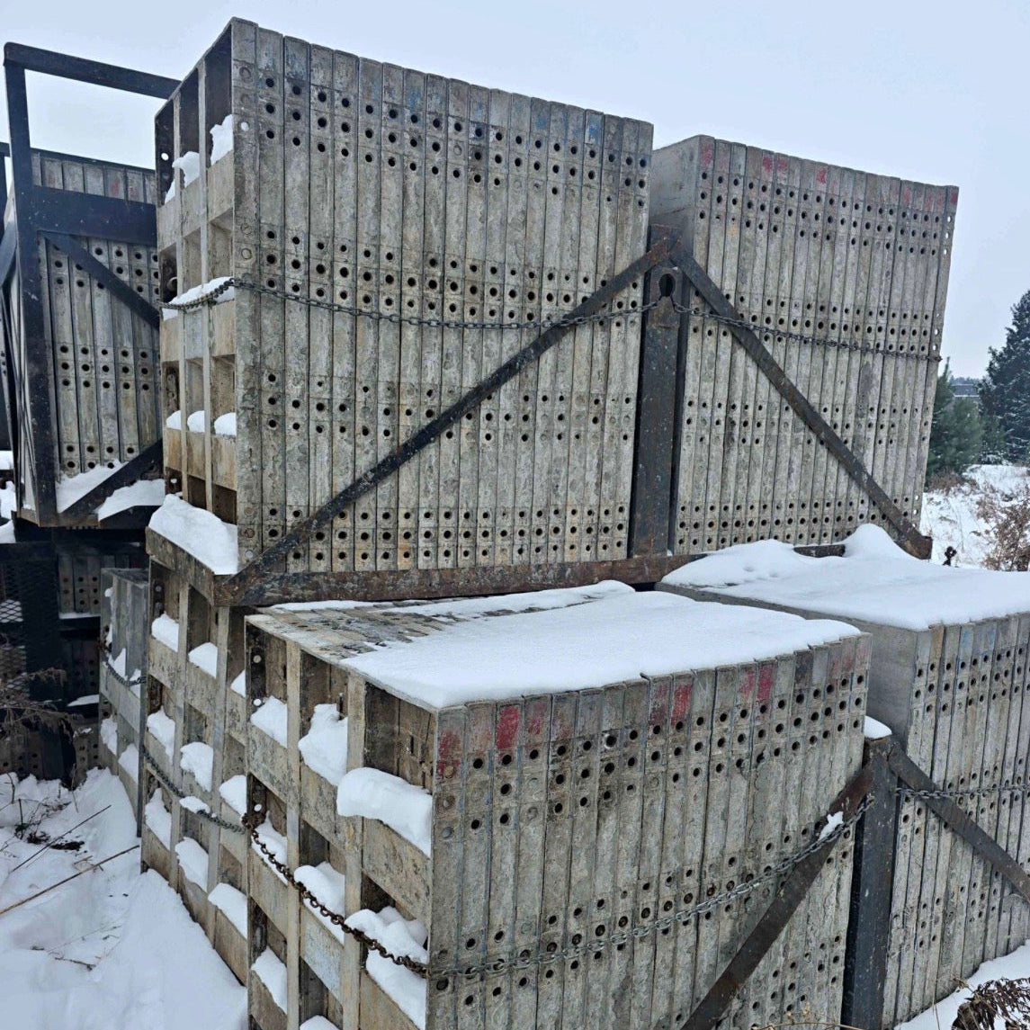 4' Set of Smooth Western Aluminum Concrete Forms