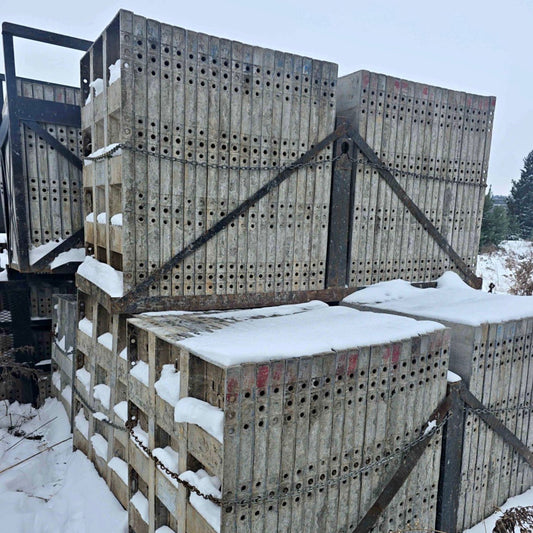 4' Set of Smooth Western Aluminum Concrete Forms