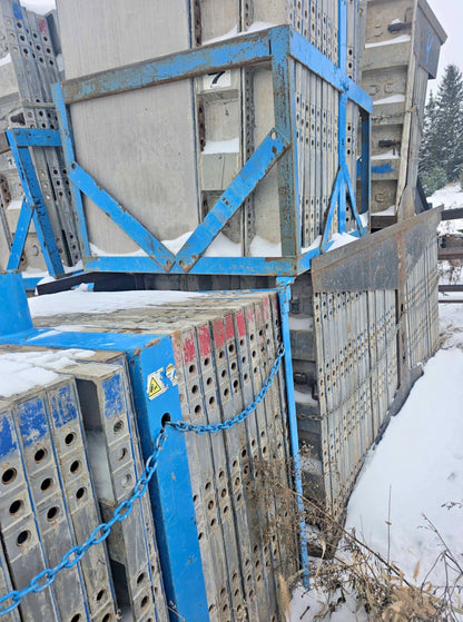 4' Set of Smooth Western Aluminum Concrete Forms
