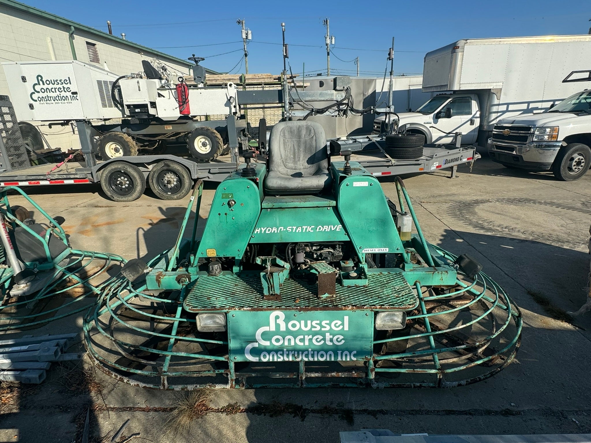 Ride-on Concrete Power Trowel