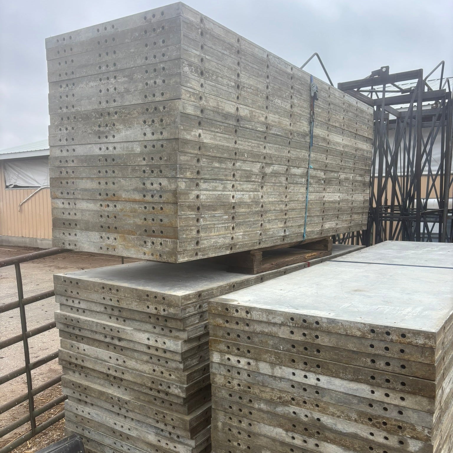 9' Set of Smooth Aluminum Concrete Forms 