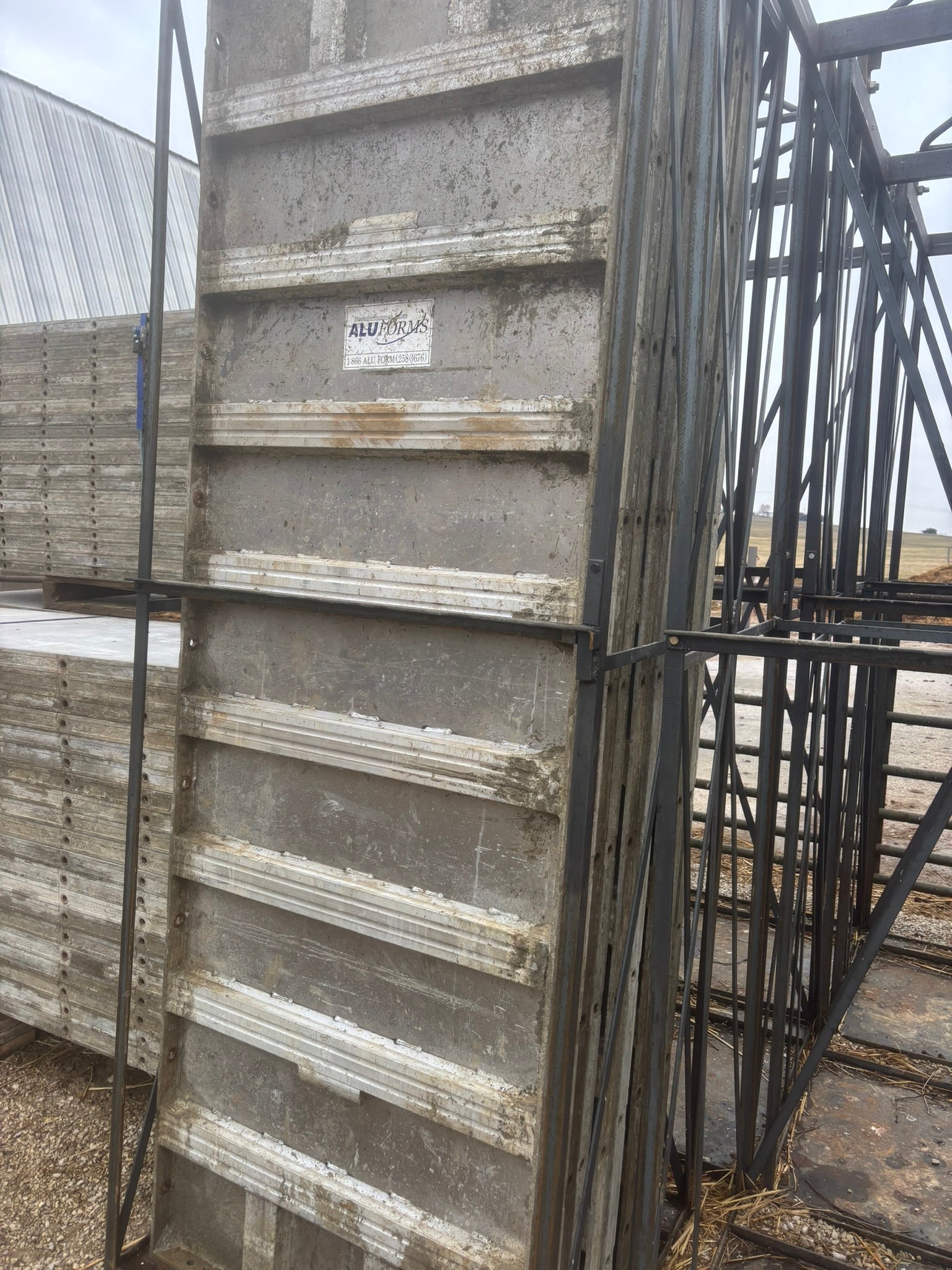 9' Set of Smooth Aluminum Concrete Forms 