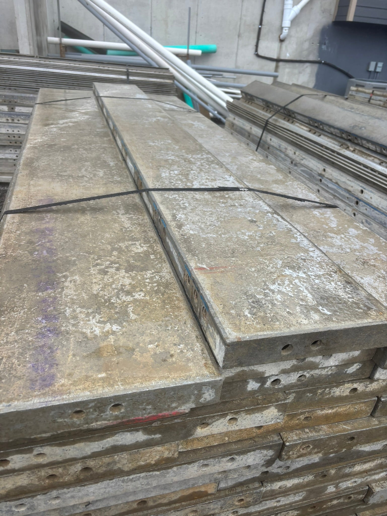 9' Set of Western Elite, Smooth Aluminum Concrete Forms