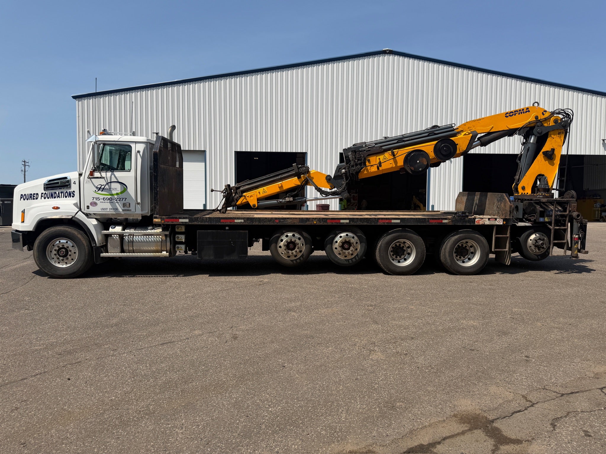 2021 Copma 450.5 Knuckle Boom Mounted on 2022 Western Star 4700SB Truck