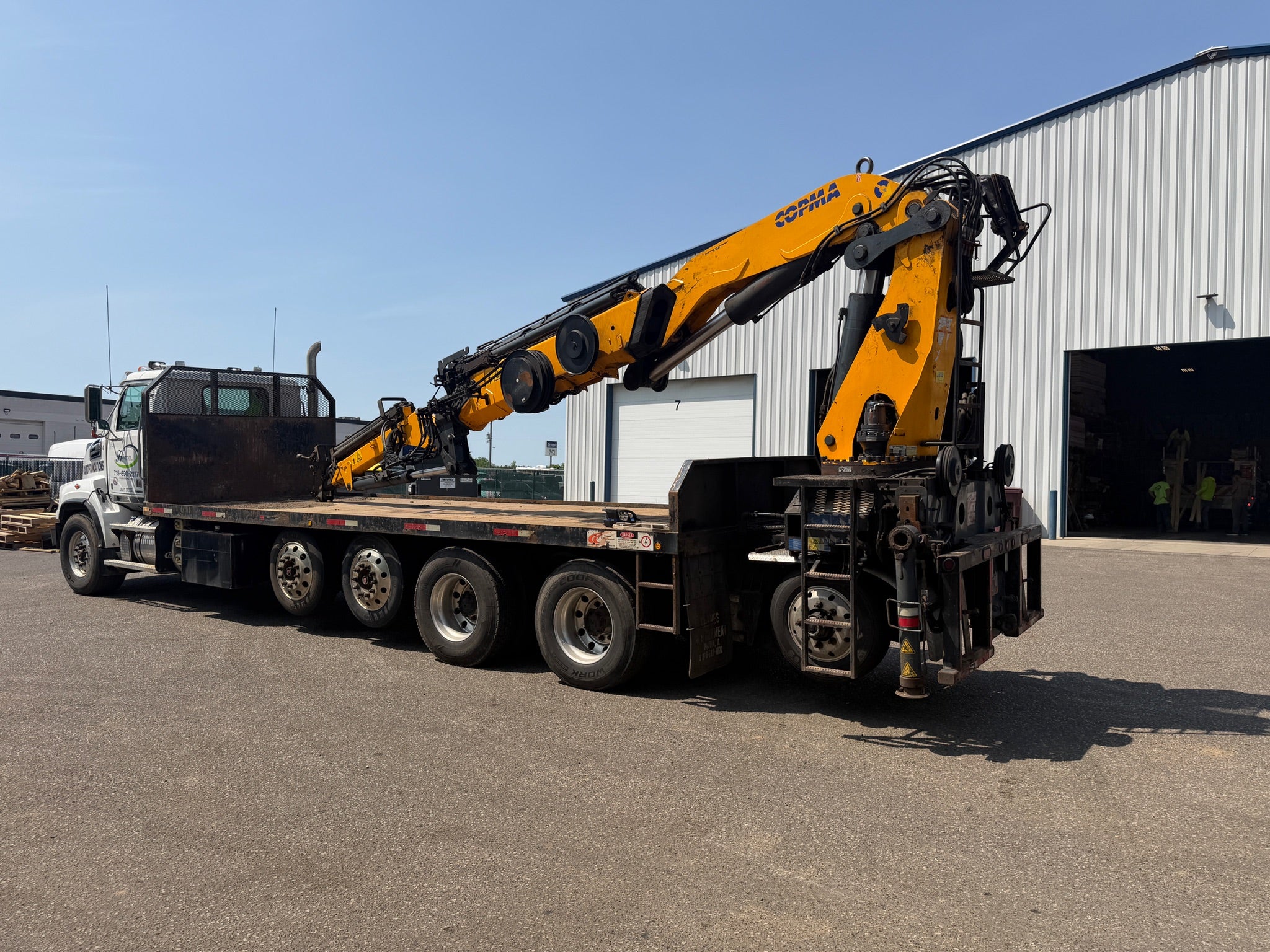 2021 Copma 450.5 Knuckle Boom Mounted on 2022 Western Star 4700SB Truck