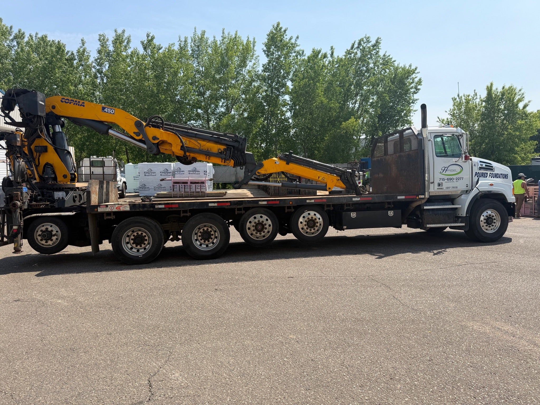 2021 Copma 450.5 Knuckle Boom Mounted on 2022 Western Star 4700SB Truck
