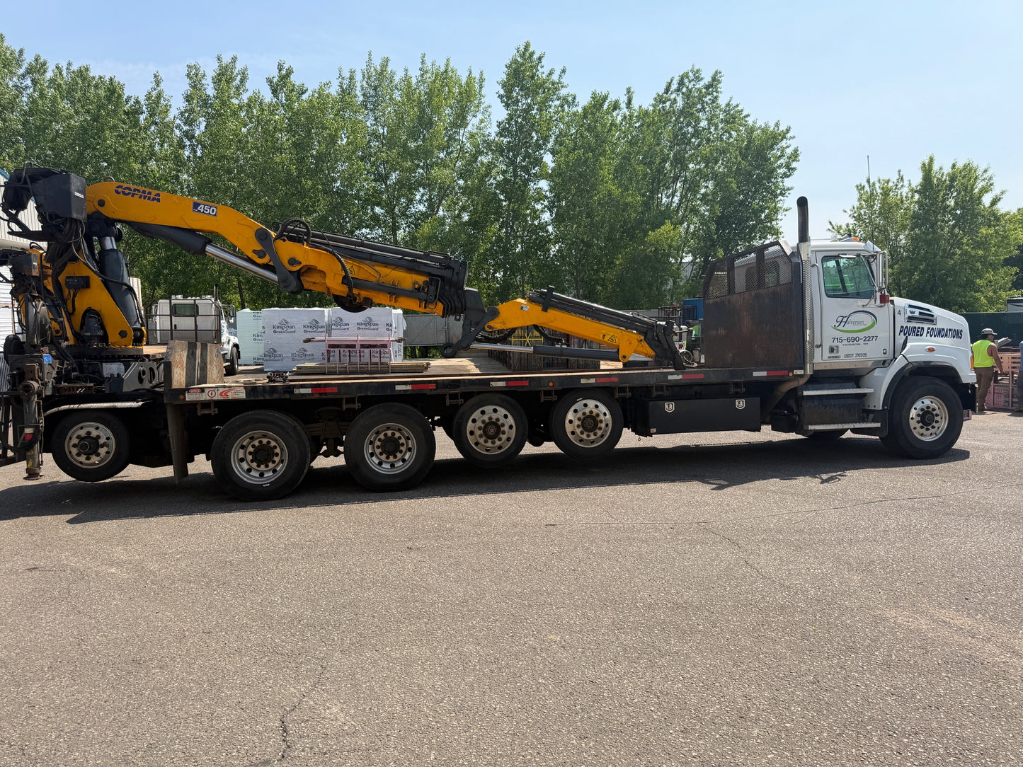2021 Copma 450.5 Knuckle Boom Mounted on 2022 Western Star 4700SB Truck