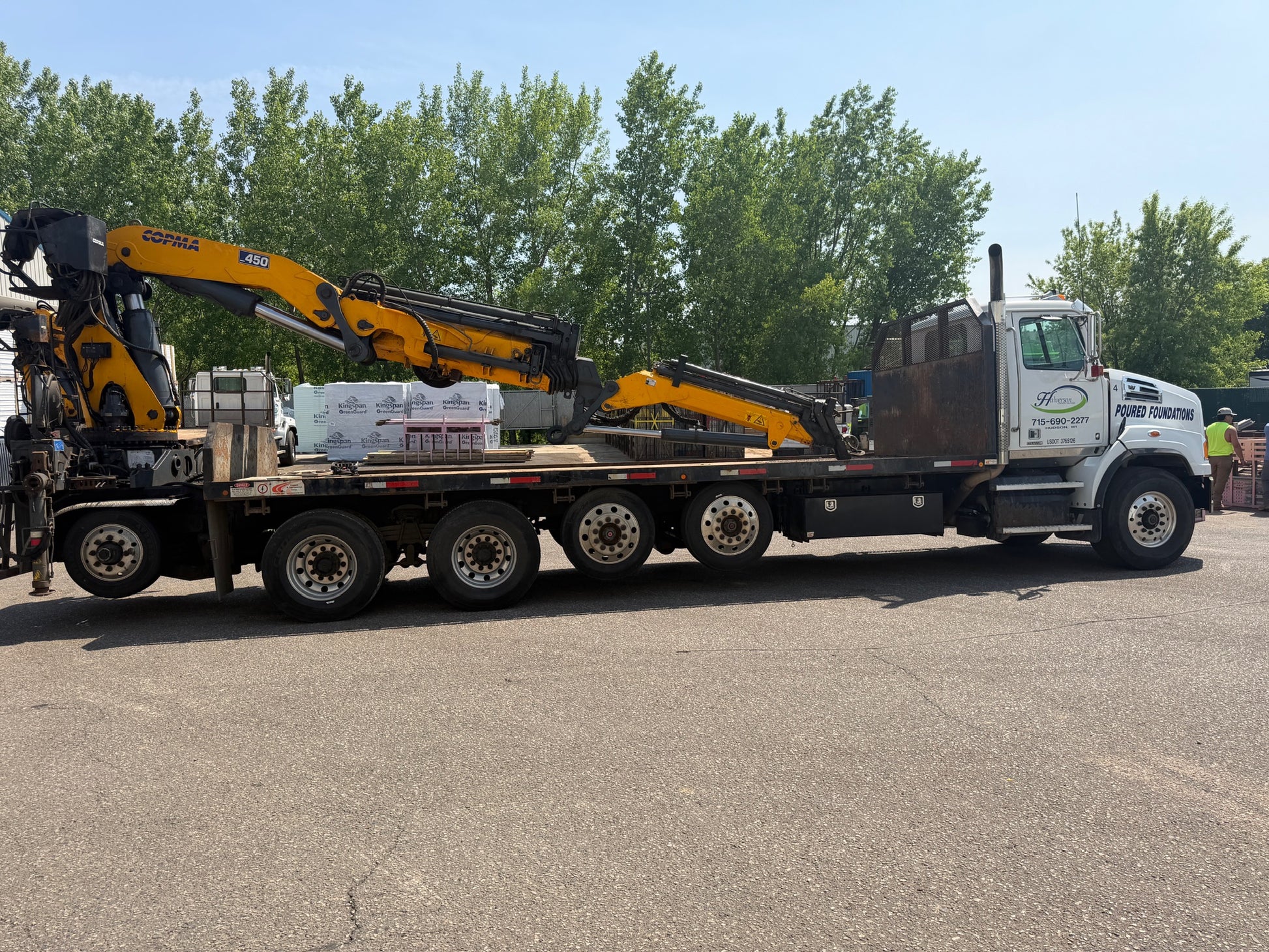 2021 Copma 450.5 Knuckle Boom Mounted on 2022 Western Star 4700SB Truck