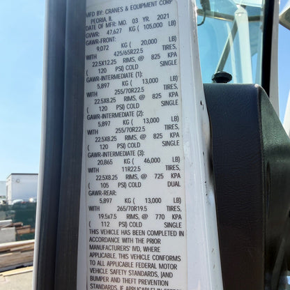 2021 Copma 450.5 Knuckle Boom Mounted on 2022 Western Star 4700SB Truck
