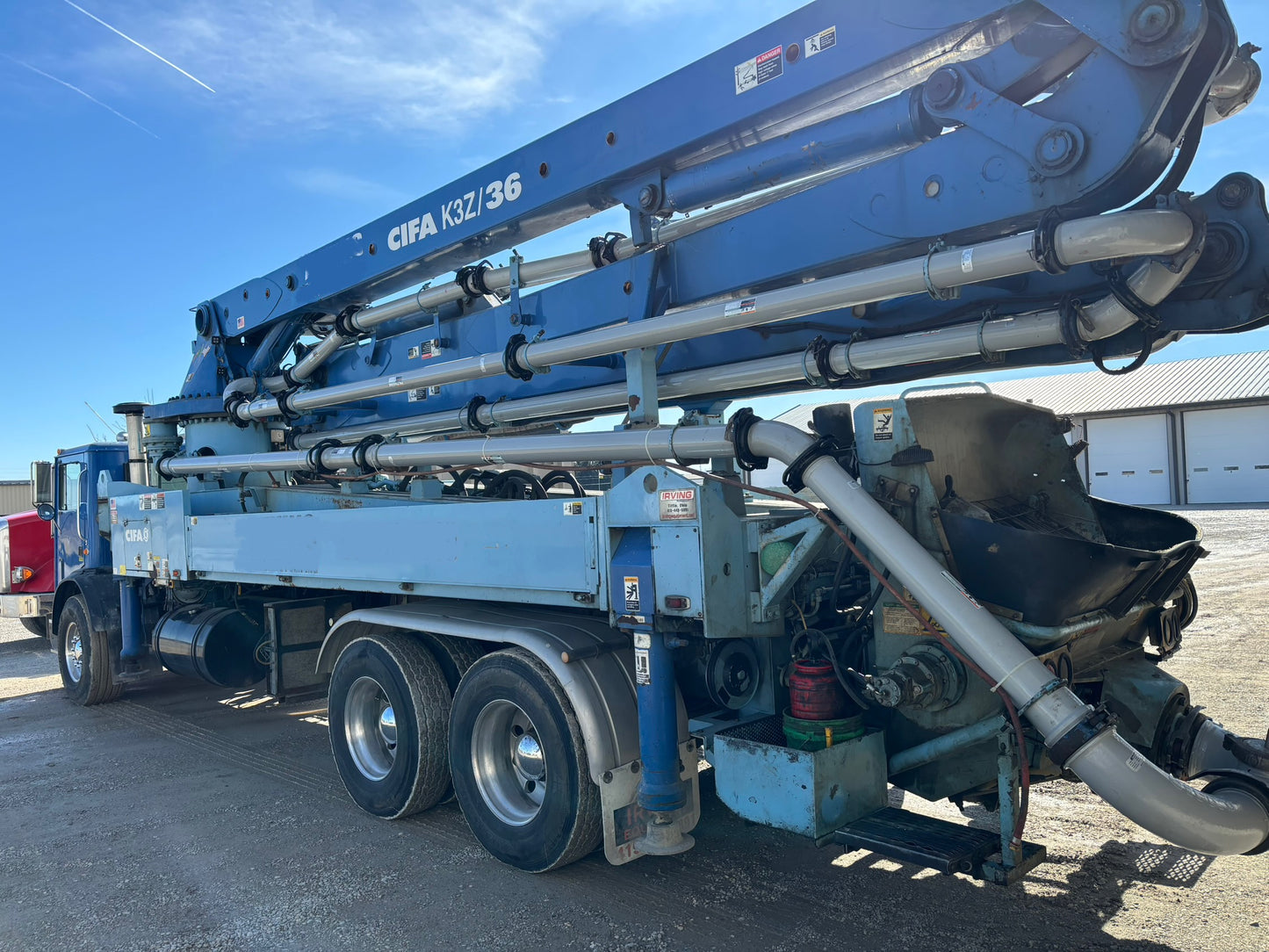 CIFA 36m on 1991 Mack MR688S 6x4 Concrete Pump Truck