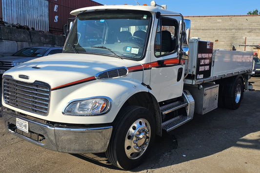 2022 Alliance JMP 60H Concrete Line Pump on 2023 Freightliner M2 Truck