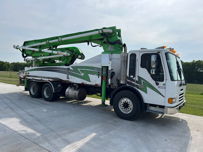 2008 KCP 32m on 2008 American LaFrance Concrete Pump Truck