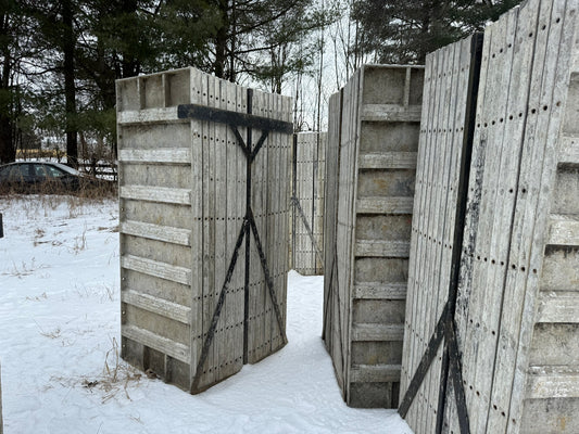 8' Set of Wall-Ties Smooth Aluminum Concrete Forms