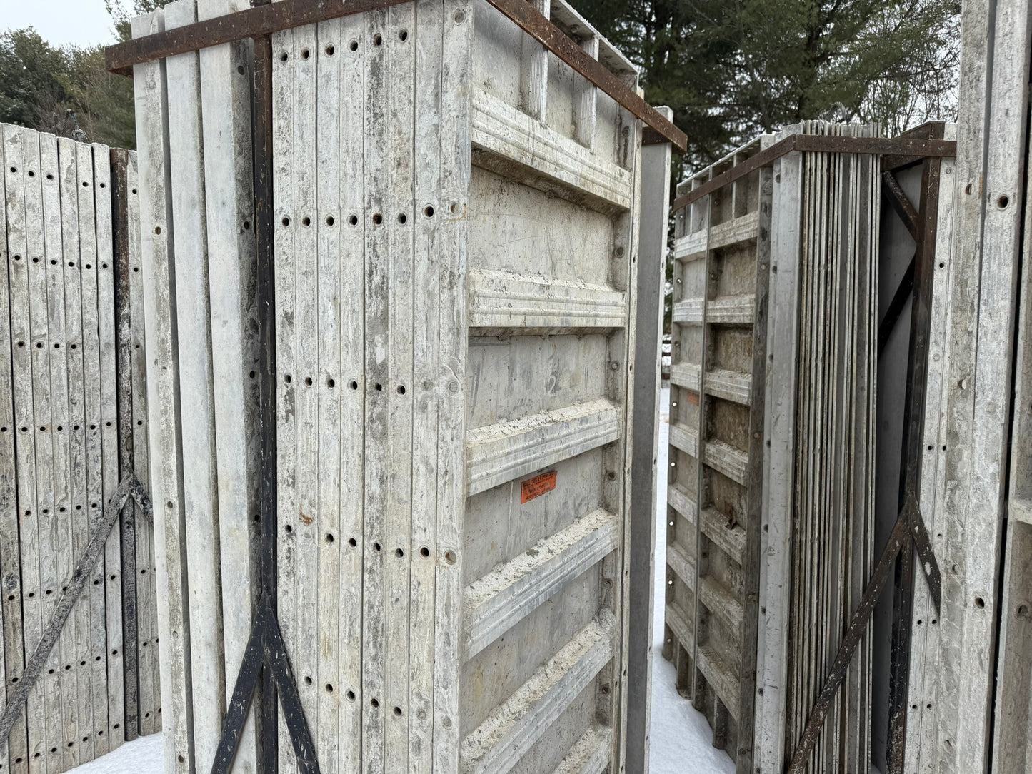 8' Set of Wall-Ties Smooth Aluminum Concrete Forms