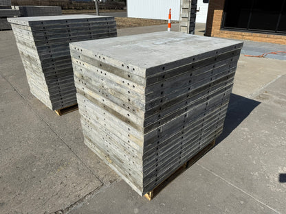 36" x 4' Smooth Wall-Ties Aluminum Concrete Forms