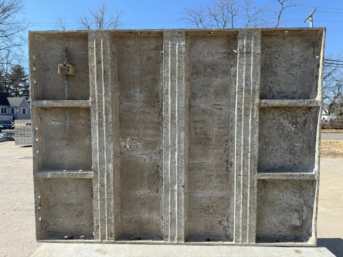 36" x 4' Smooth Wall-Ties Aluminum Concrete Forms