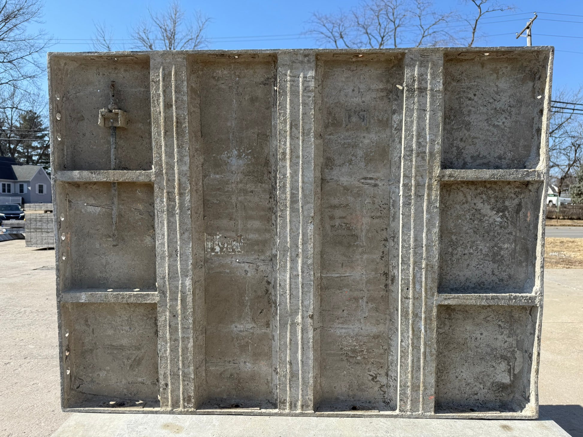 36" x 4' Smooth Wall-Ties Aluminum Concrete Forms