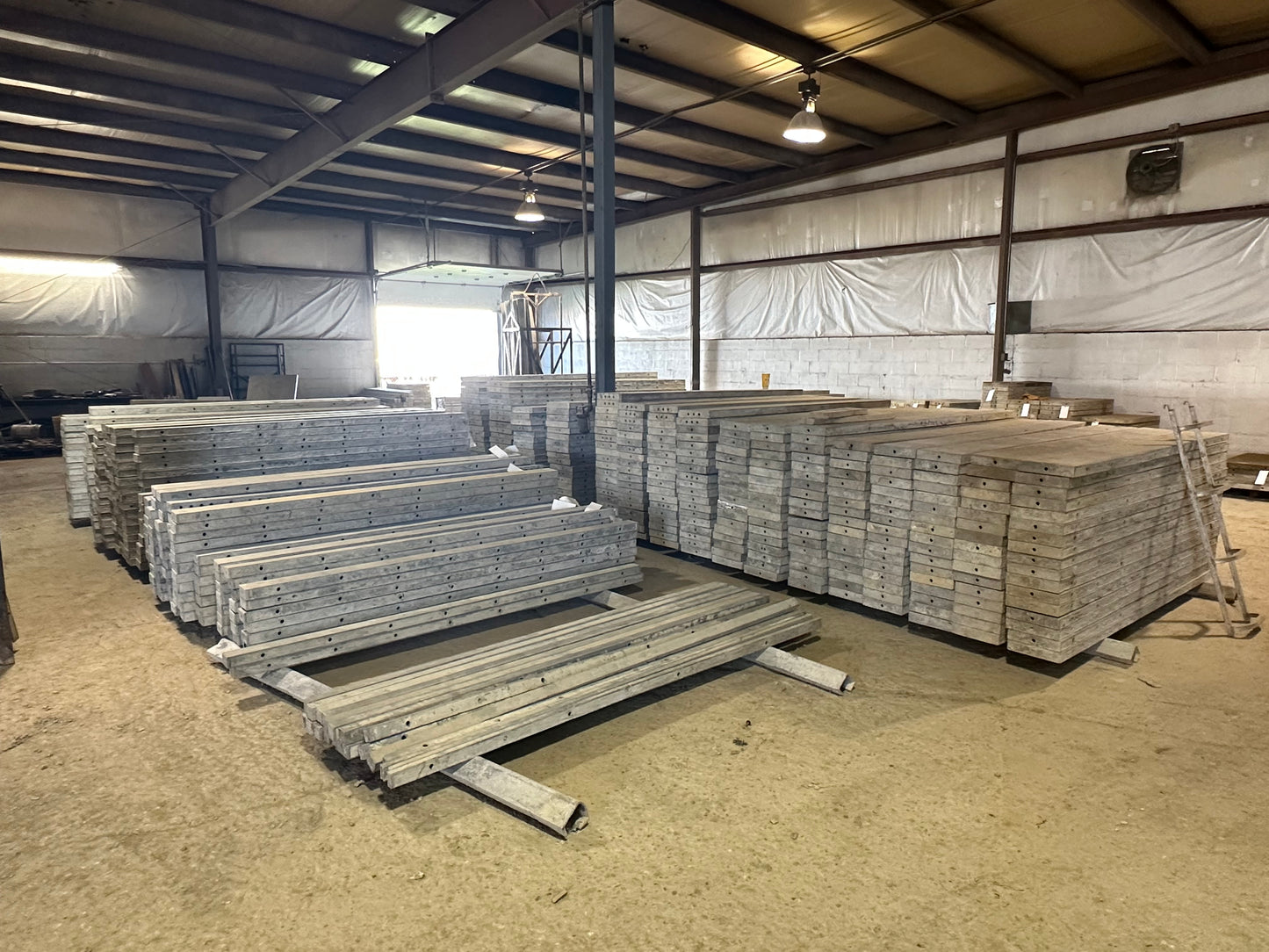 8' aluminum concrete forms