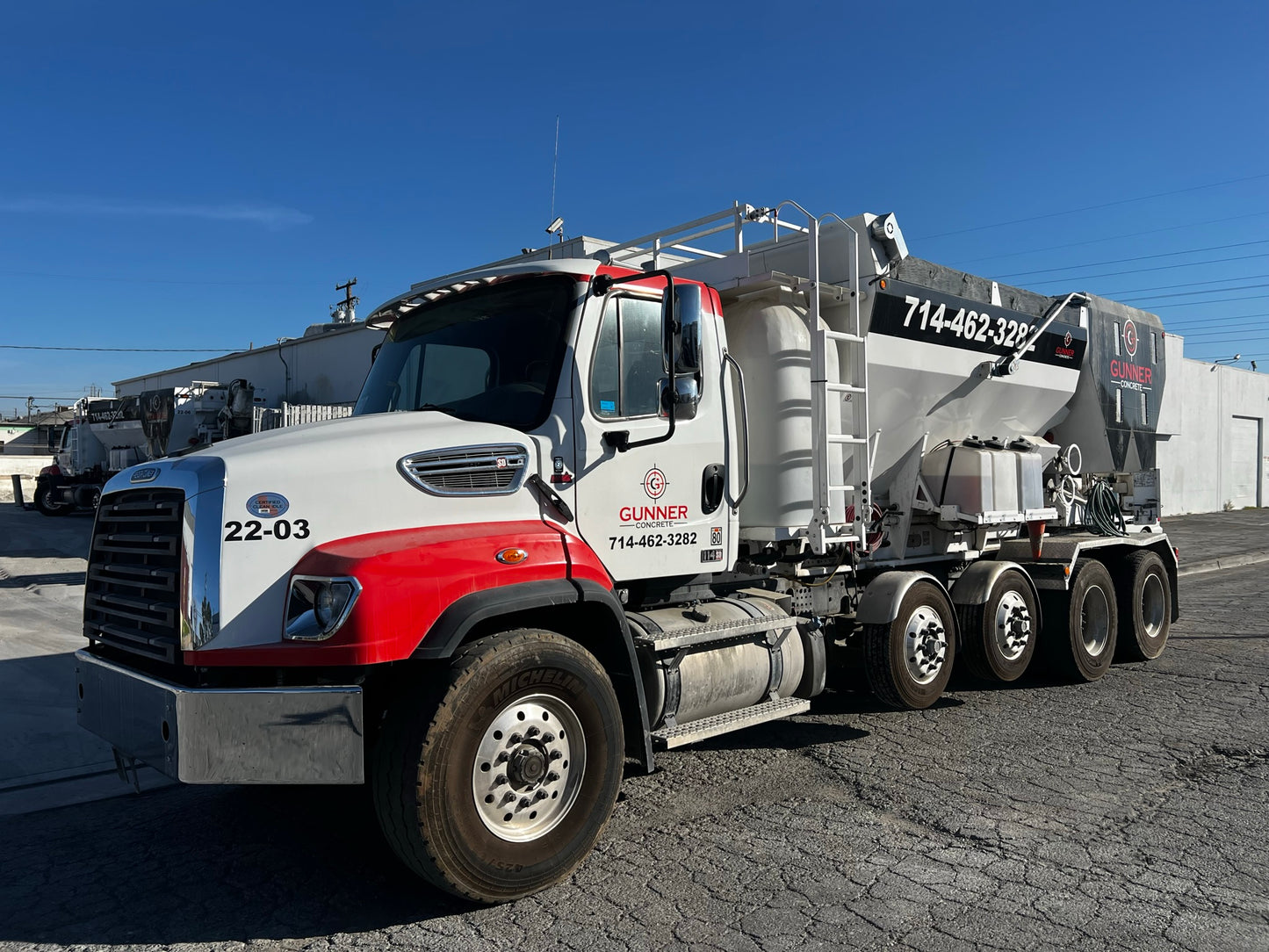 2023 Freightliner 114SD Tandem Axle ProAll P85 10-Yard Mobile Volumetric Concrete Mixer