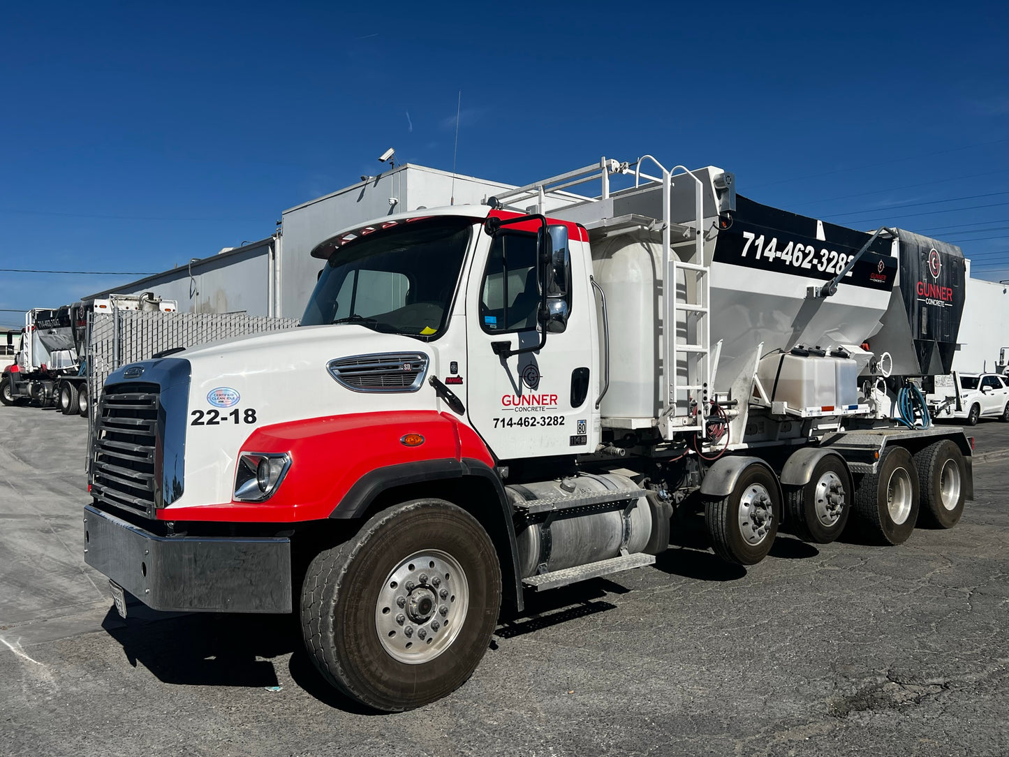 2023 Freightliner 114SD Tandem Axle 2022 ProAll P85 10-Yard Mobile Volumetric Concrete Mixer