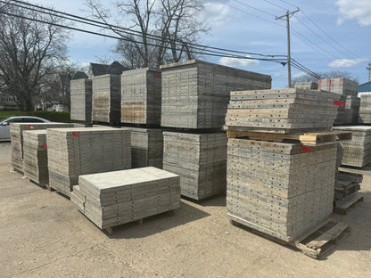 4' aluminum concrete forms