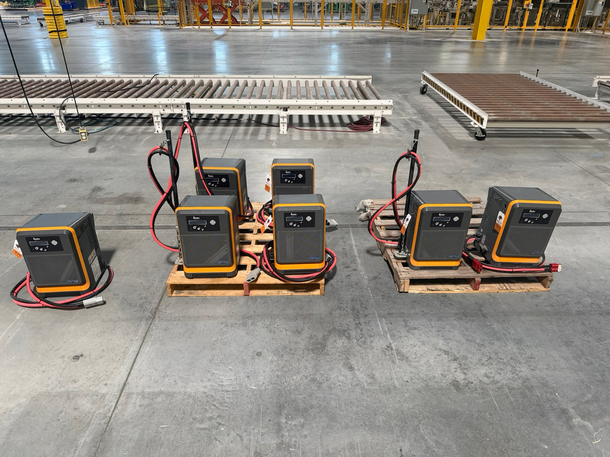 EnerSys 480V multi-voltage opportunity chargers