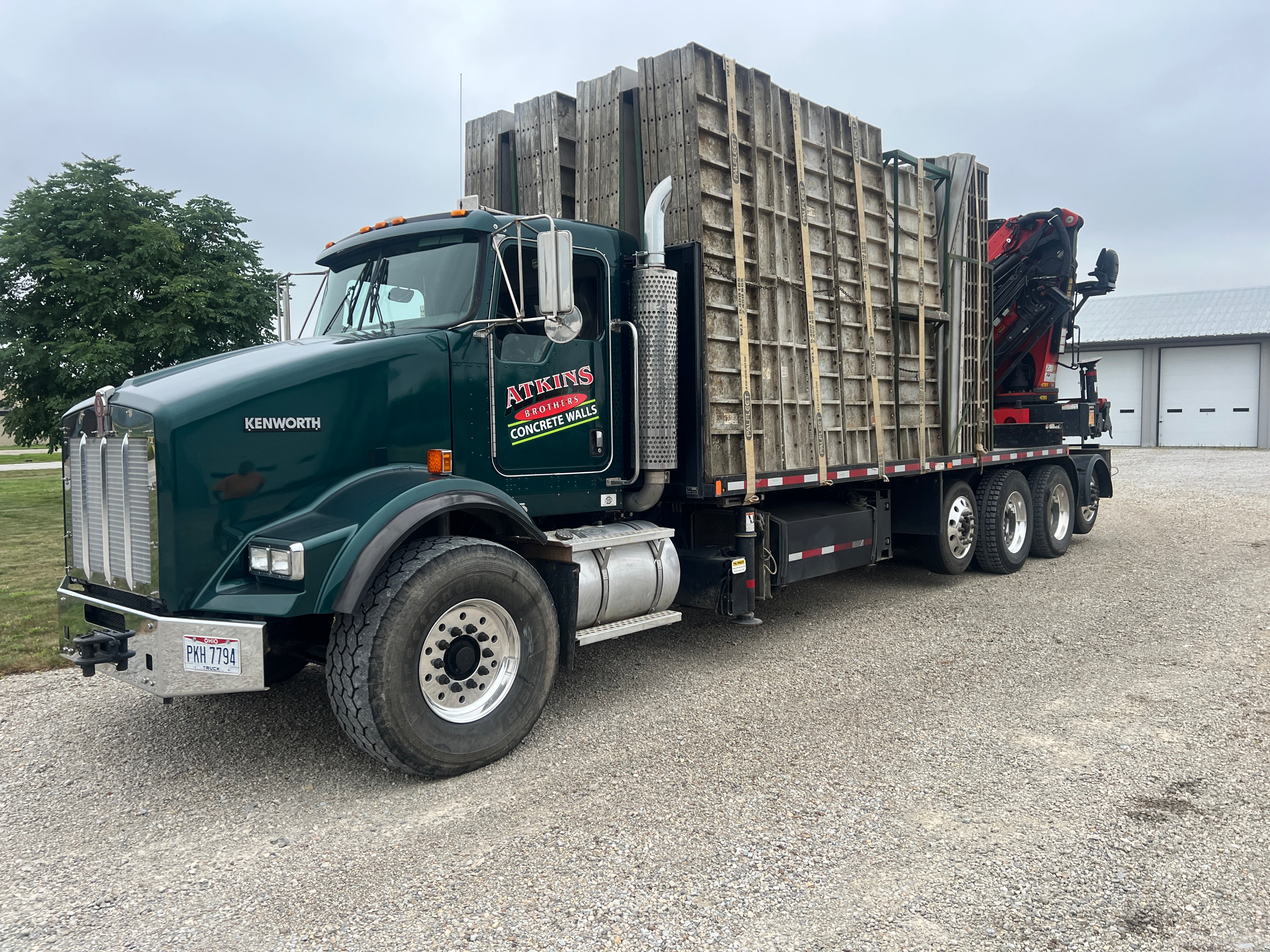 2018 Palfinger PK 40002 EH Knuckle Boom Crane Mounted on 2007 Kenworth T8 10x4 Truck