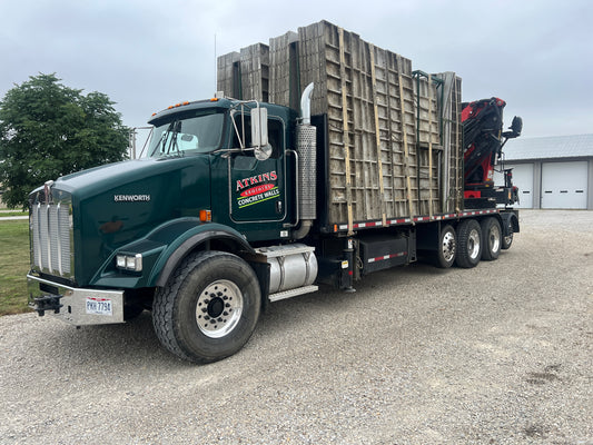 2018 Palfinger PK 40002 EH Knuckle Boom Crane Mounted on 2007 Kenworth T8 10x4 Truck