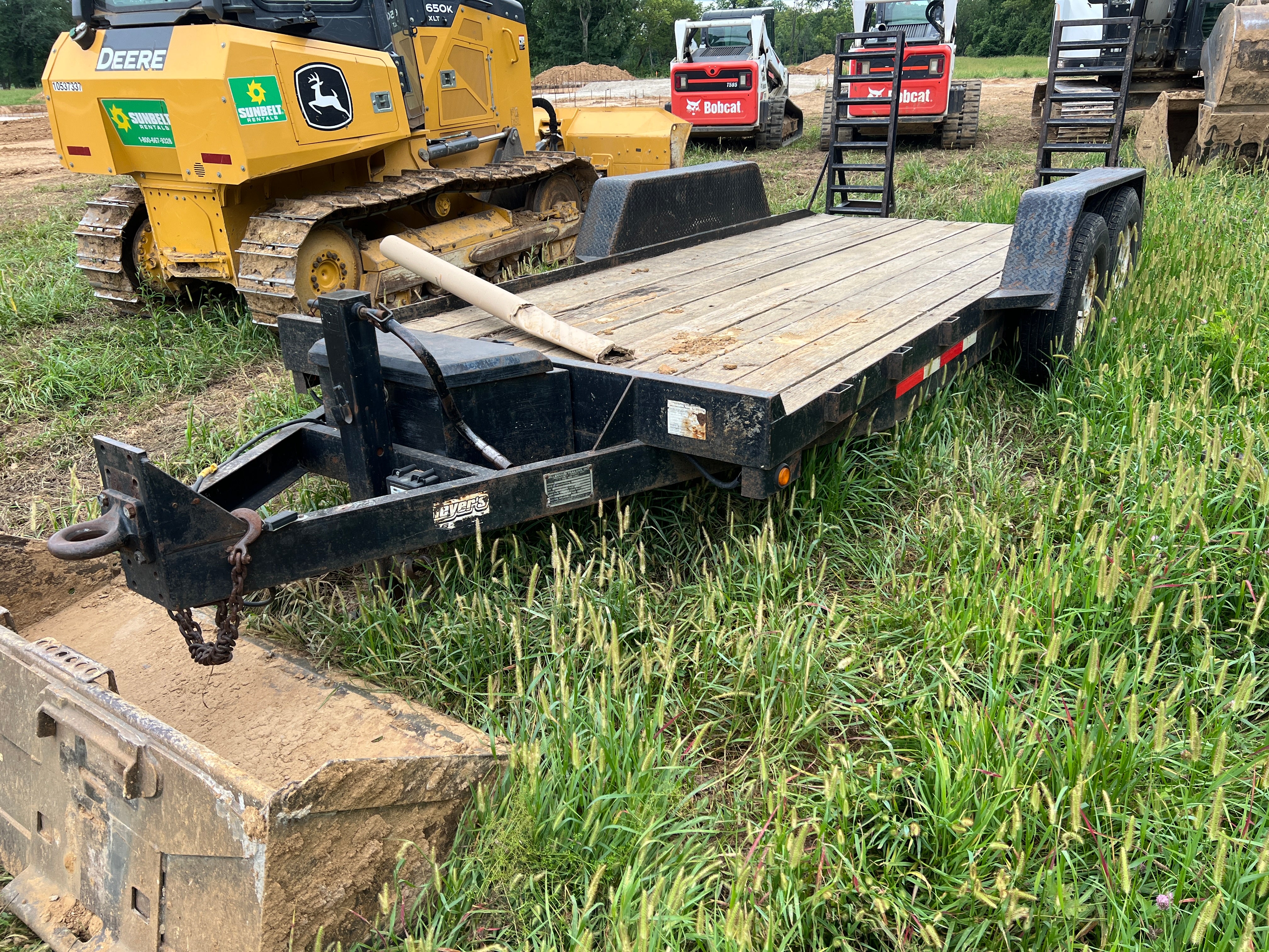 2004 16’ Millenium Tandem Axle Equipment Trailer with Ramps