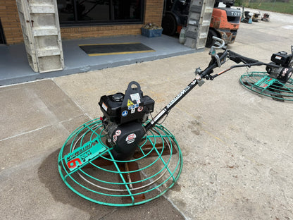 walk-behind concrete power trowel