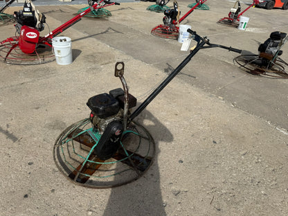 walk-behind concrete power trowel