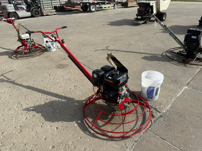 walk-behind concrete power trowel