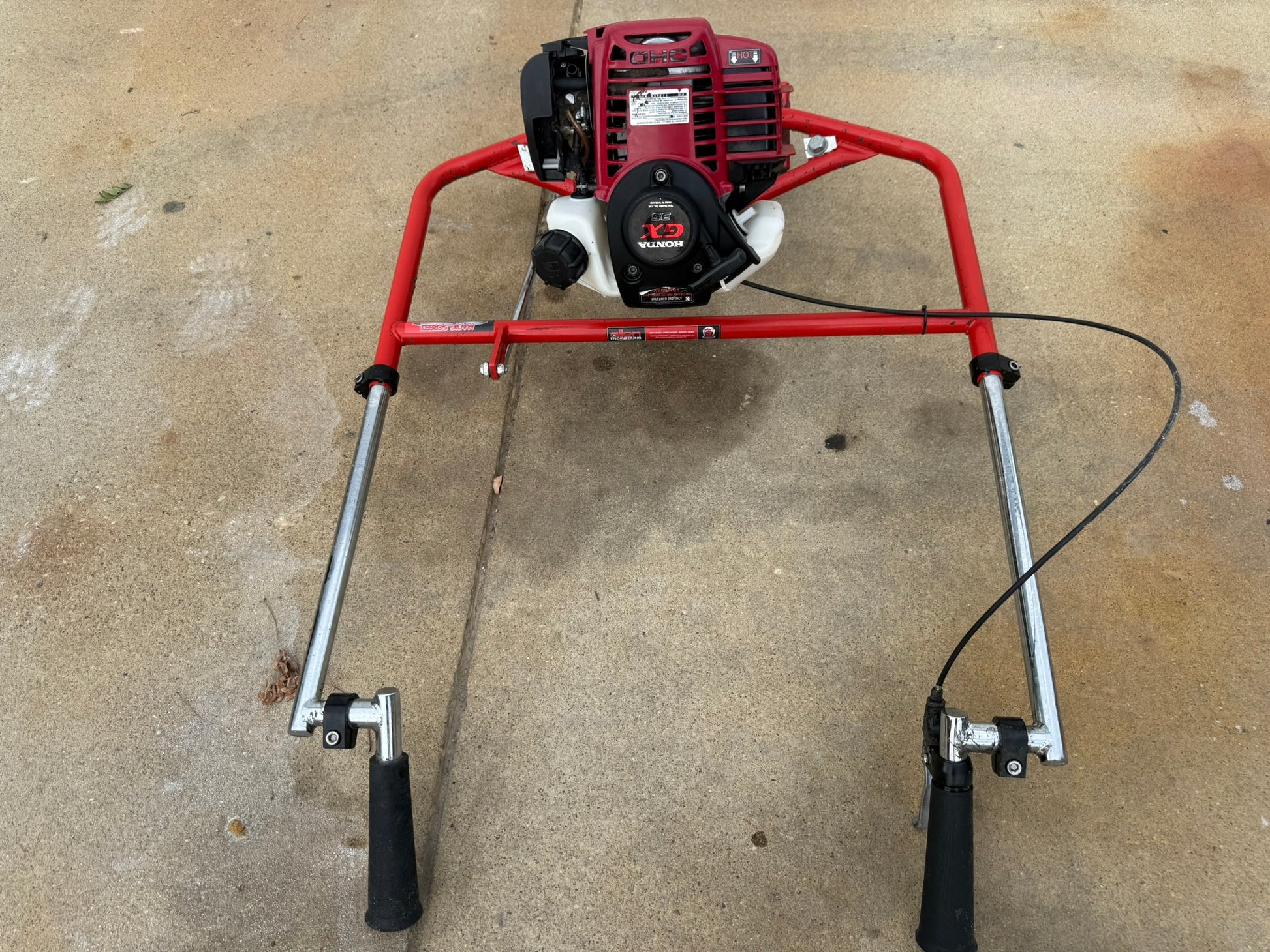 power screed head unit