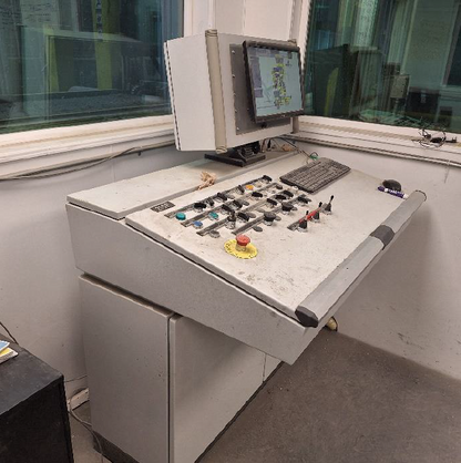 Fully Automated Concrete Block Manufacturing Line (MEC-140 ELEKTRO) + Robotic Palletizing + Wrapping + Batching & Mixing System