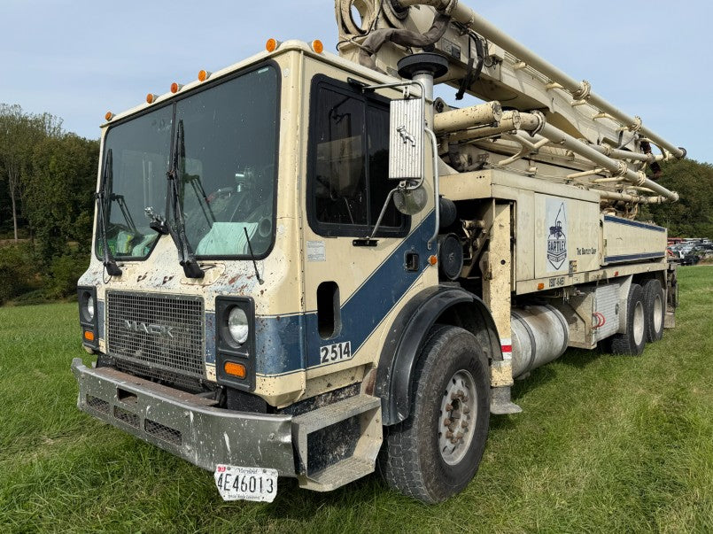 2007 Putzmeister 36m Concrete Pump Mounted on 2007 Mack MR 6x4 Truck
