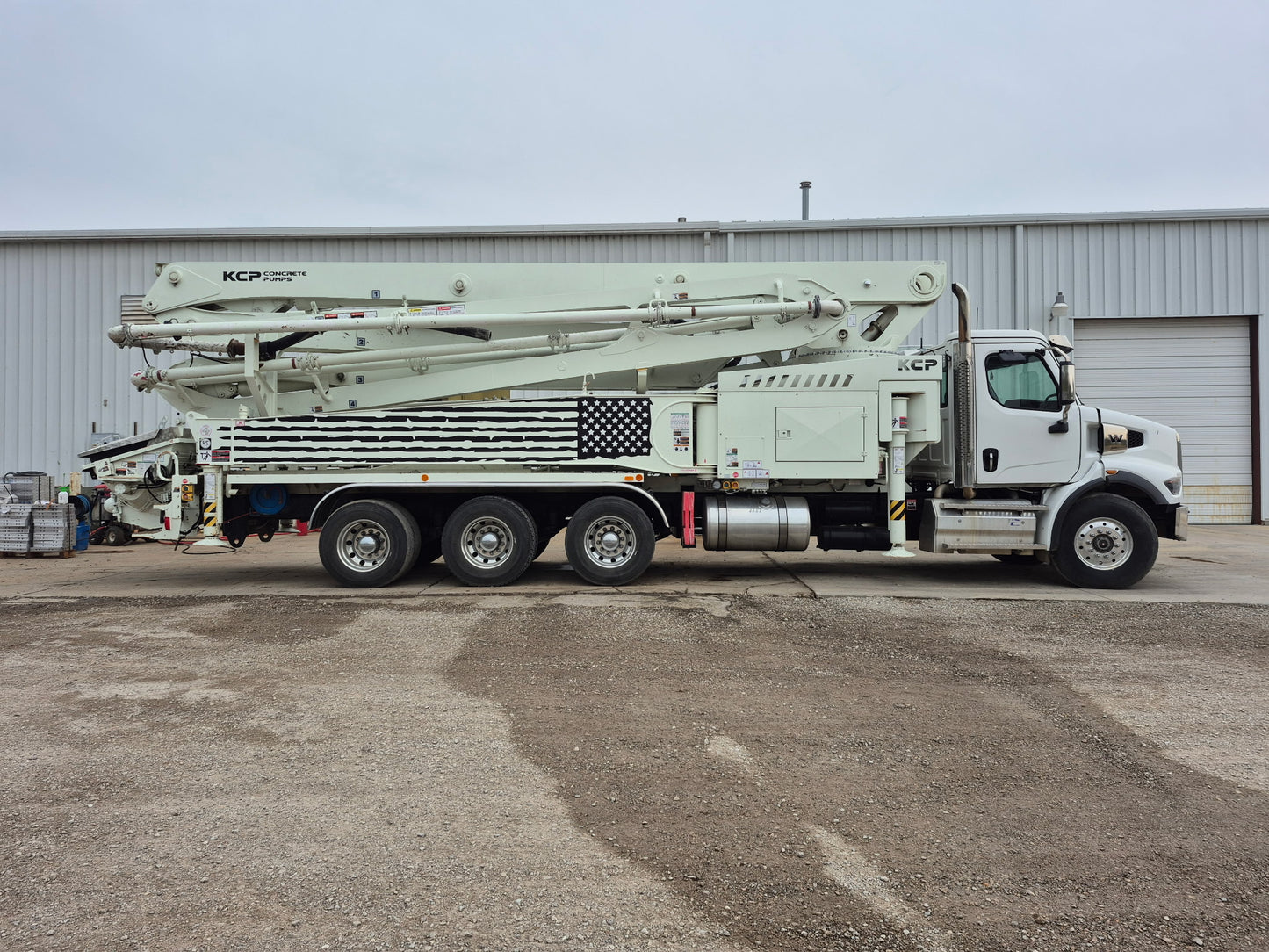 2022 KCP 46m on 2022 Western Star Concrete Pump Truck