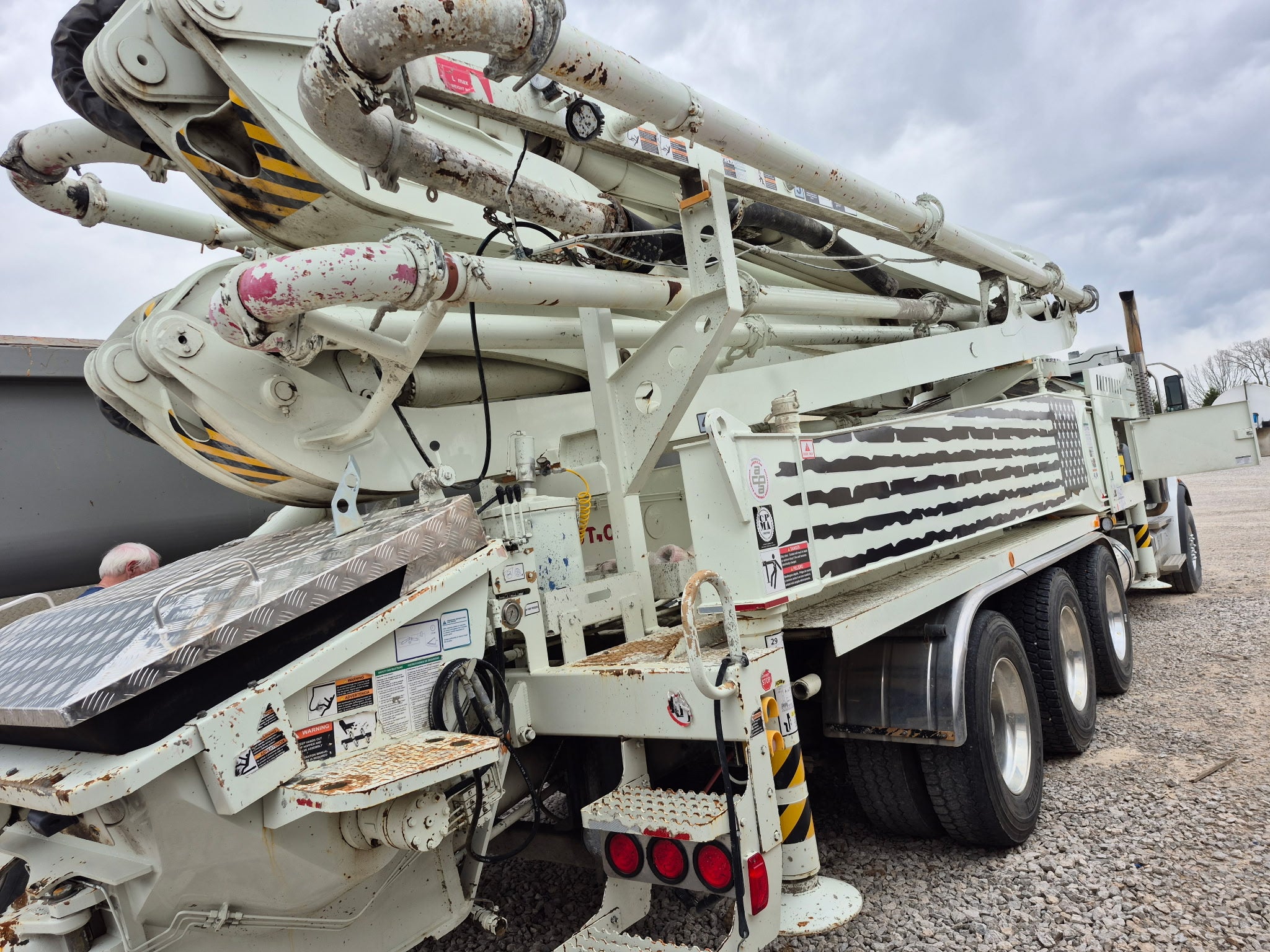 2022 KCP 46m on 2022 Western Star Concrete Pump Truck