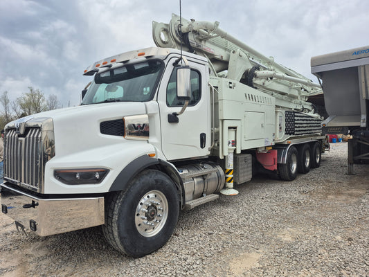 2022 KCP 46m on 2022 Western Star Concrete Pump Truck