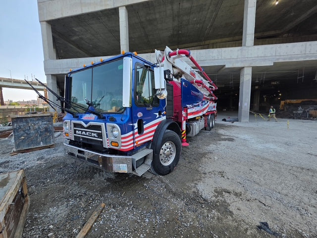 2022 KCP 40m on 2022 Mack Concrete Pump Truck